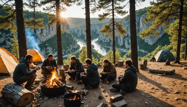 Organiser un week-end entre amis en camping en ardèche