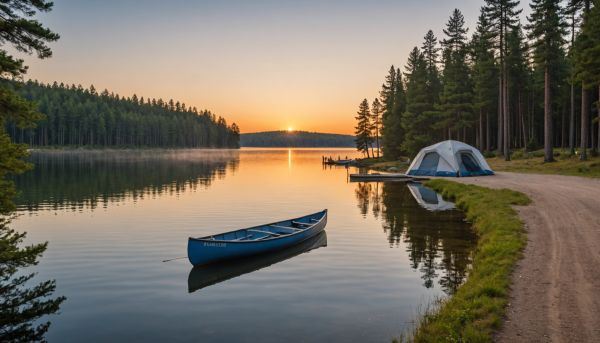 Que faire autour du lac d'aureilhan lors d'un camping dans les landes ?