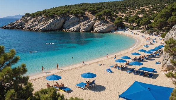 Quelles sont les activités à faire dans ce camping naturiste en Corse pour profiter de la mer bleue?
