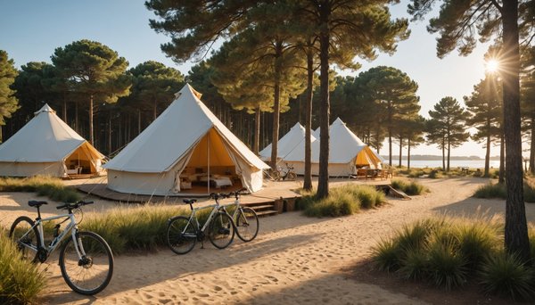 Plaisirs en bord de mer dans un camping 4 étoiles dans les Landes