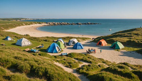 Les vacances dans les campings près de la mer à Concarneau